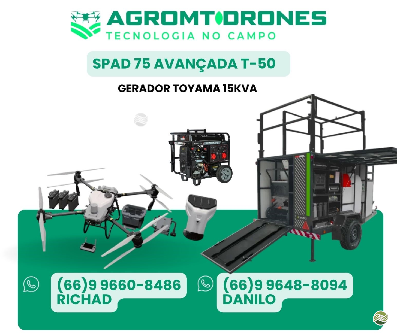 EQUIPAMENTOS DRONE DJI AGRAS T50 Agro Shopping RONDONOPOLIS MATO GROSSO MT